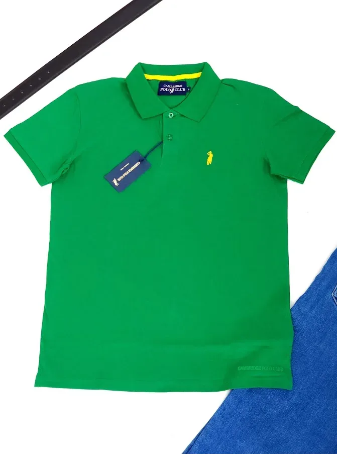 Camiseta Cambrige Polo Club para Caballero color verde