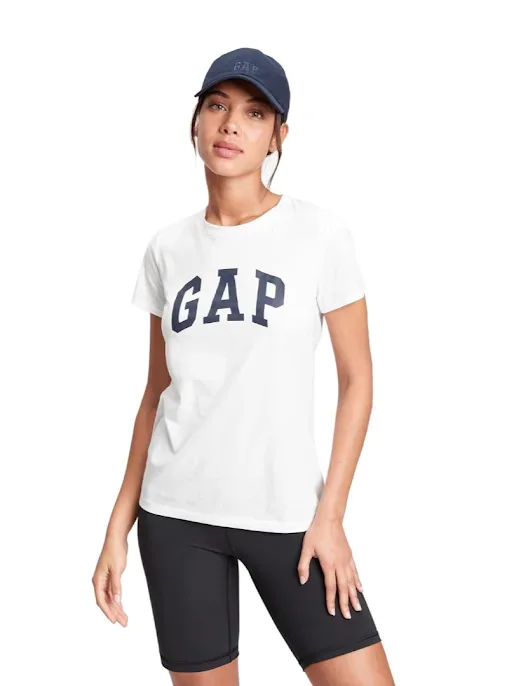 Camiseta Gap para dama color blanco