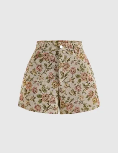 Short para dama estampado floral