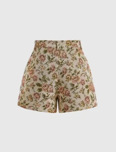 Short para dama estampado floral