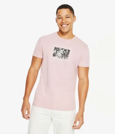 Camiseta Aereopostal para caballero color palo rosa