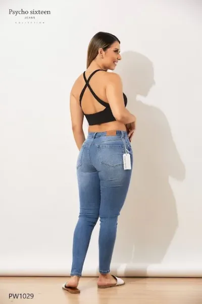 Jeans PSYCHO SIXTEEN para dama Skinny high rise PW1029