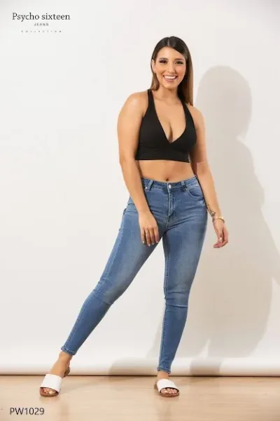Jeans PSYCHO SIXTEEN para dama Skinny high rise PW1029