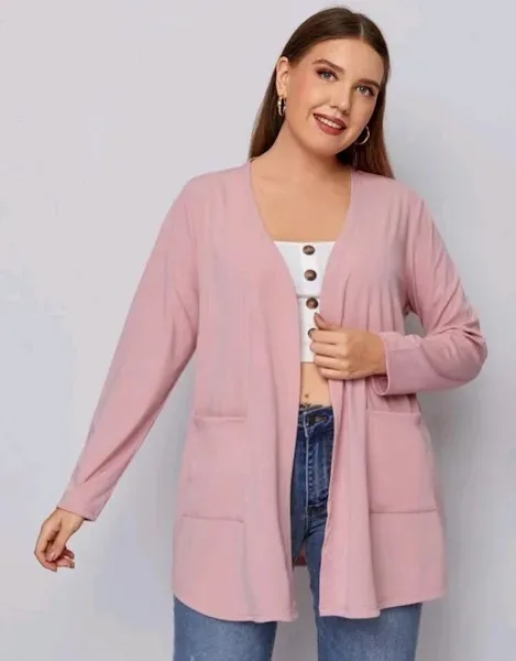 Cárdigan para dama color rosa