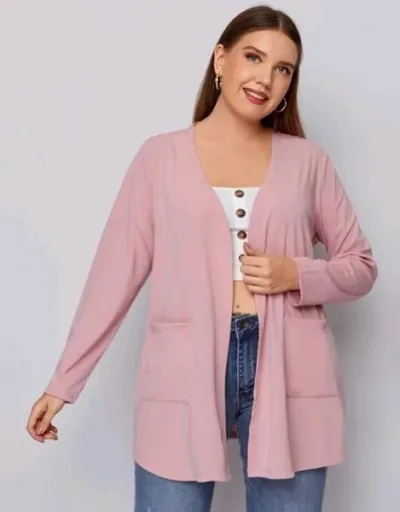Cárdigan para dama color rosa