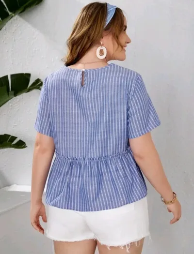 Blusa para dama de rayas