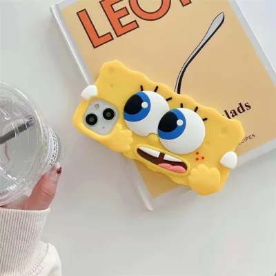 Funda para celular con diseño de Bob Esponja