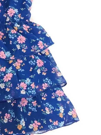 Vestido para niña color azul