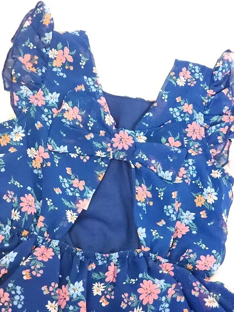 Vestido para niña color azul