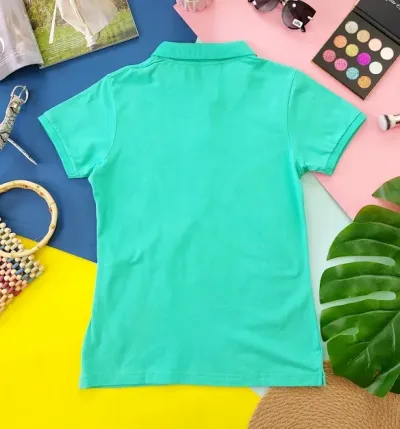 Camiseta Polo Cambrige Club para dama color verde agua