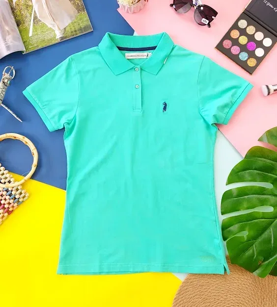 Camiseta Polo Cambrige Club para dama color verde agua