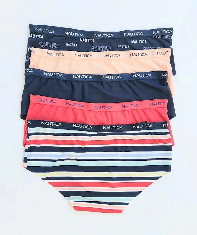 Set de bragas Naútica para dama diseño varios multicolor