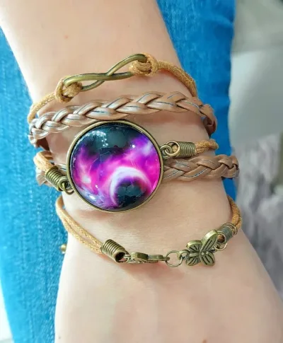 Pulsera para dama color café