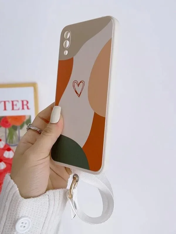 Funda para celular con diseño abstracto