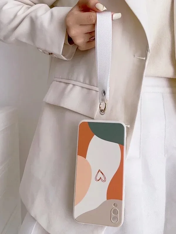 Funda para celular con diseño abstracto