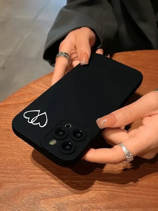Funda para móvil con patrón de corazón iPhone 12 PRO