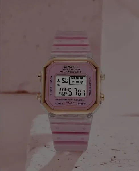 Reloj para niña color lila