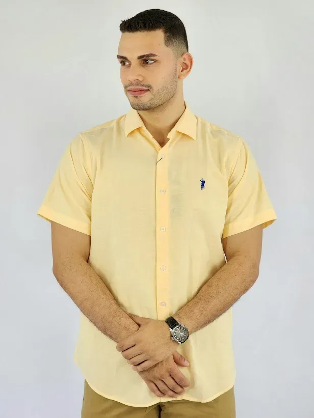 Camisa Cambridge Polo Club para caballero claro