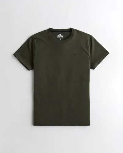 Camiseta Hollister para caballero color verde
