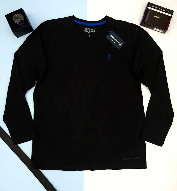 Camiseta Cambrige Polo para caballero color negro