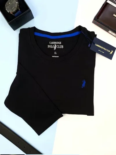 Camiseta Cambrige Polo para caballero color negro