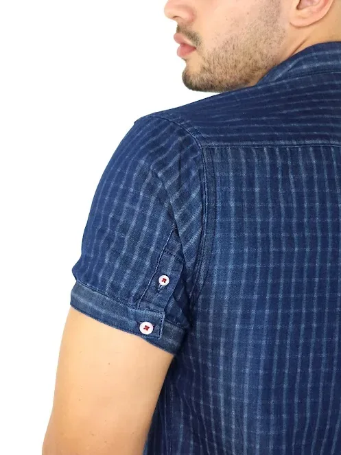 Camisa Hummer para caballero color azul