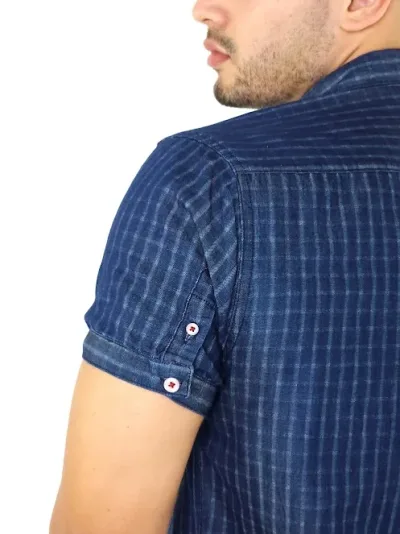 Camisa Hummer para caballero color azul
