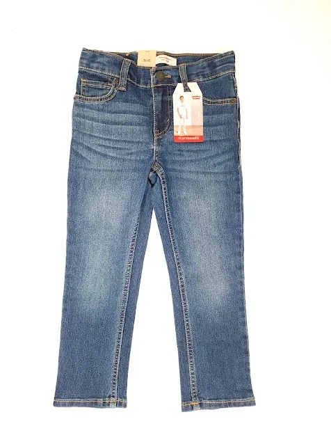 Jeans Levi´s para niño 511 Slim color mezclilla