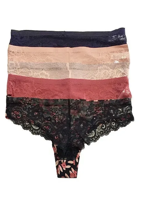 Set de bragas para dama multicolor