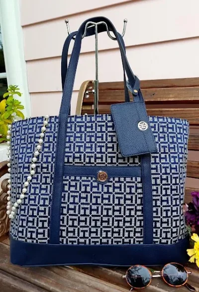 Bolso de hombro Tommy Hilfiger para dama color azul