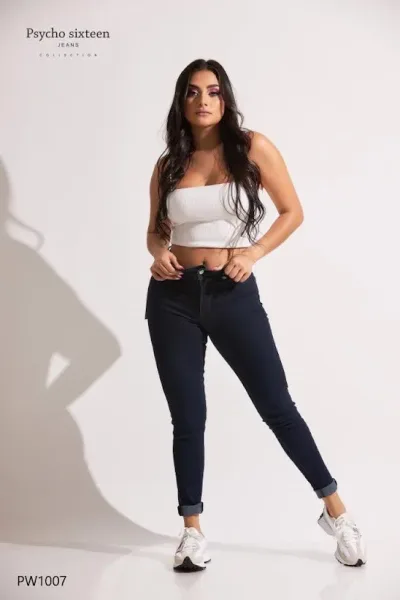 Jeans PSYCHO SIXTEEN para dama high rise, skinny PW1007