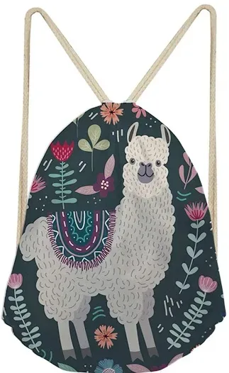 Bolso para niña diseño de llama