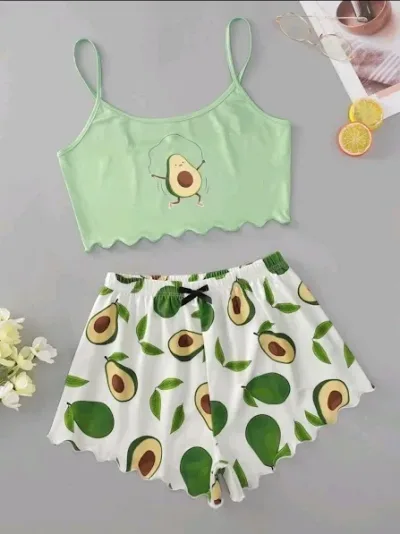 Pijama para dama diseño aguacate