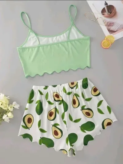Pijama para dama diseño aguacate