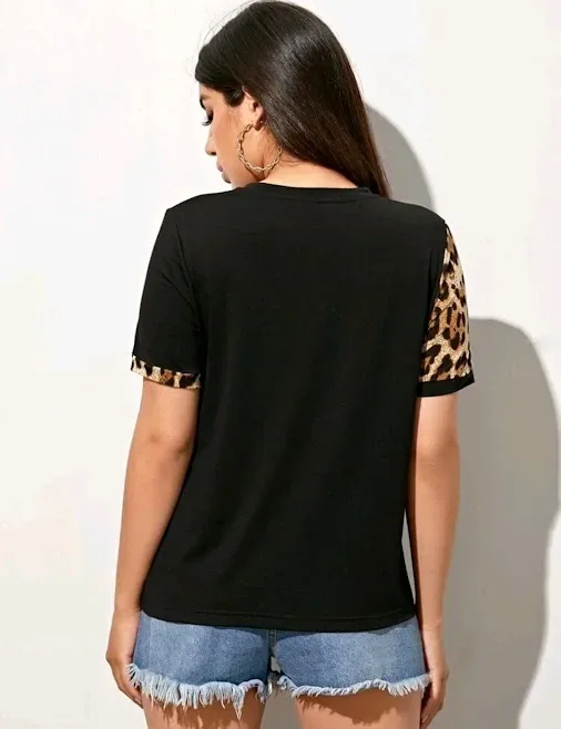 Camiseta para dama color negro
