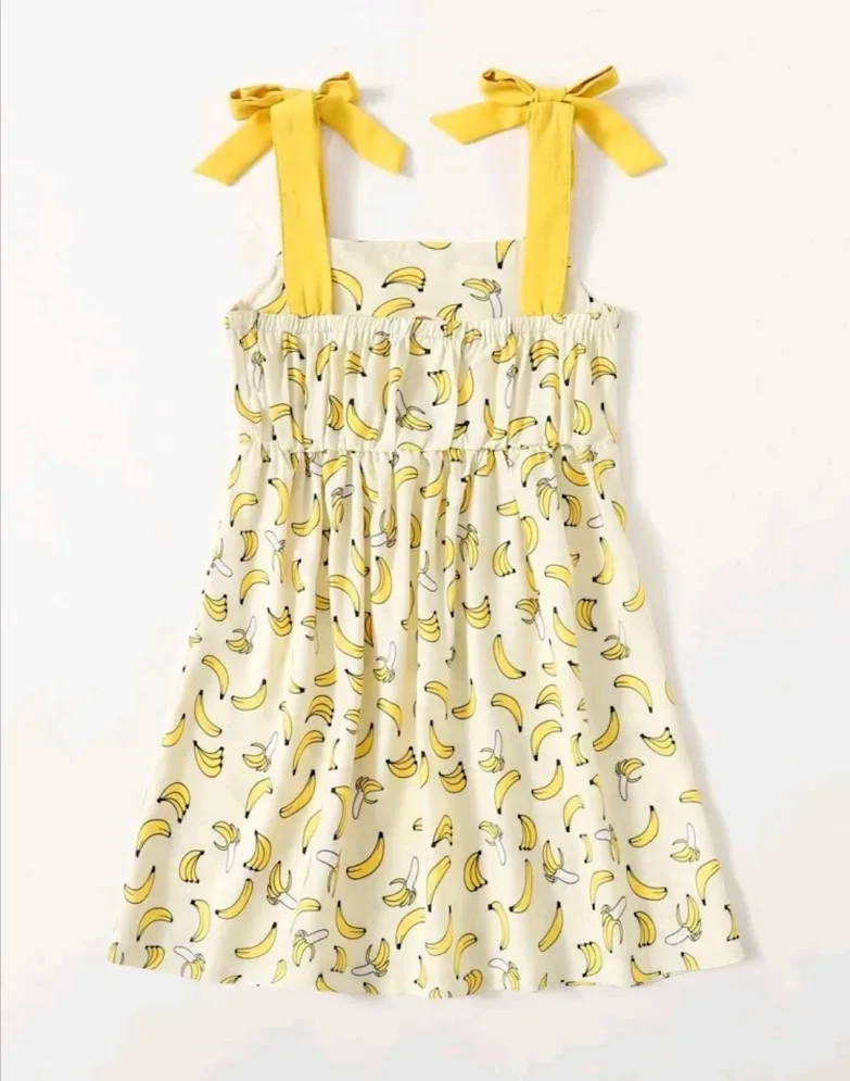 Vestido para niña color amarillo