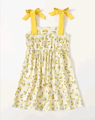 Vestido para niña color amarillo