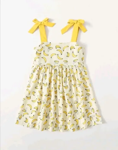Vestido para niña color amarillo