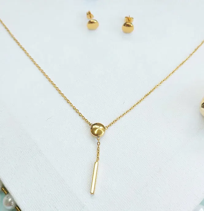 Conjunto de acero inoxidable para dama
