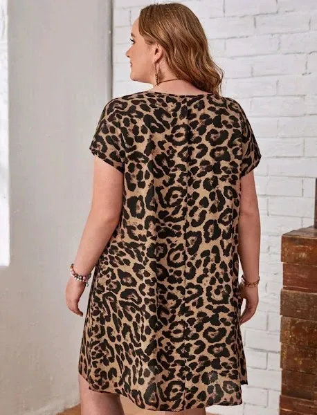 Vestido para dama color leopardo