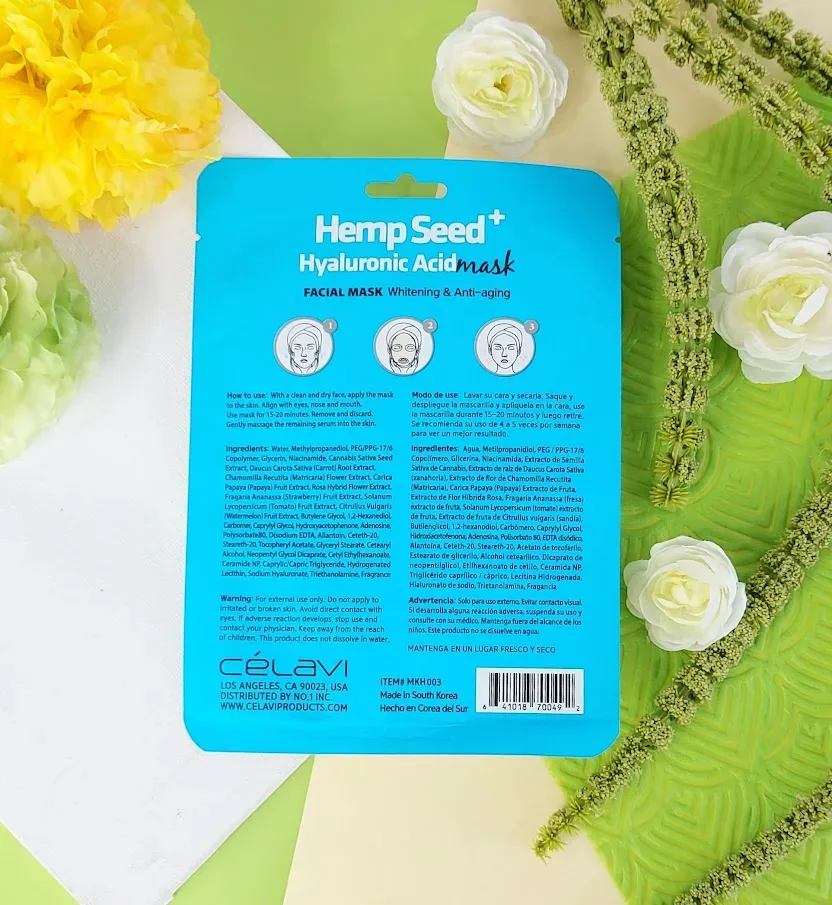 Mascarilla Celavi Blanqueadora y Antiedad