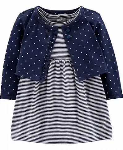 Vestido Carter's para niña con abrigo