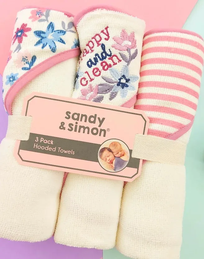Conjunto de 3 paños para niña