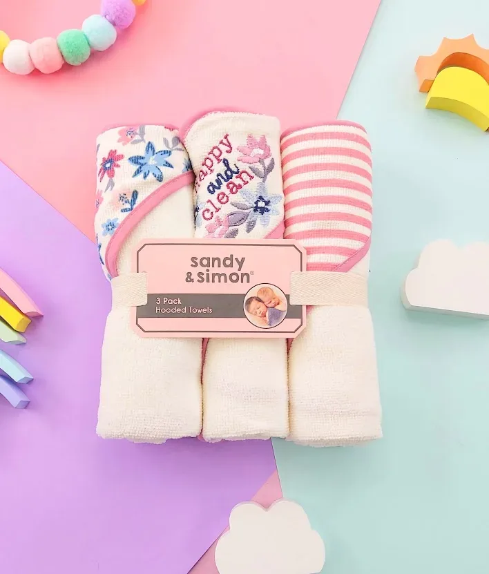 Conjunto de 3 paños para niña