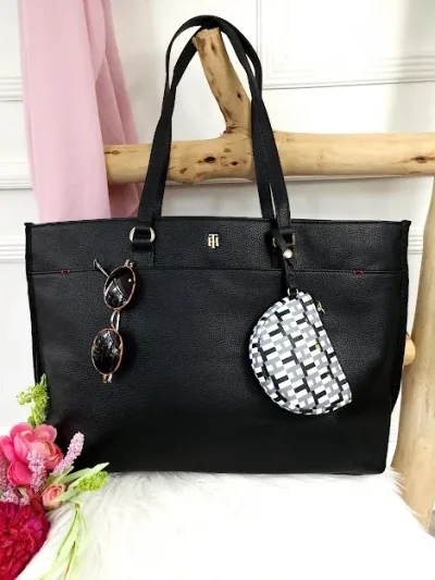 Bolso de hombro Tommy Hilfiger para dama color negro