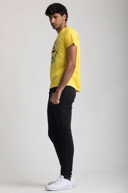 Camiseta Hummer para caballero color amarillo