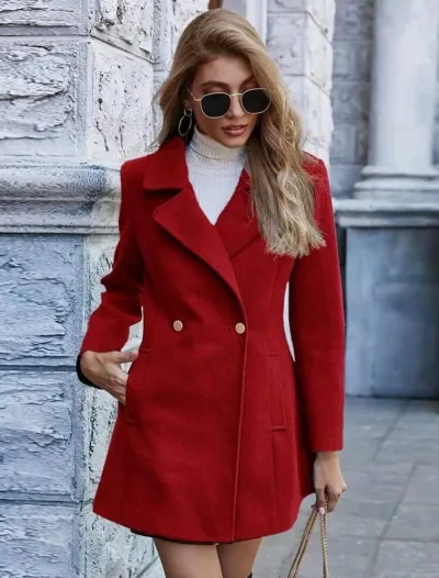Cardigán para dama color rojo