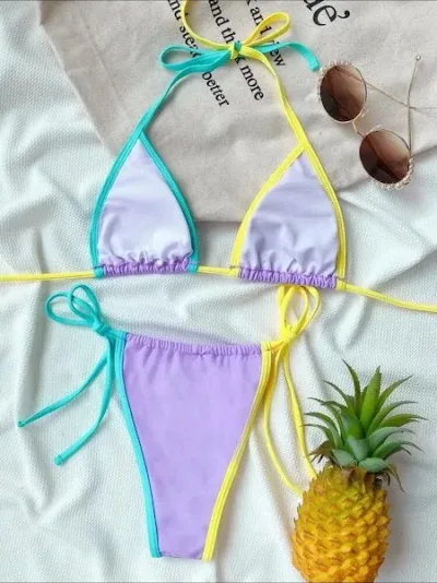 Vestido de baño para dama multicolor