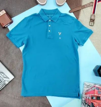 Camiseta American Eagle para caballero color azul