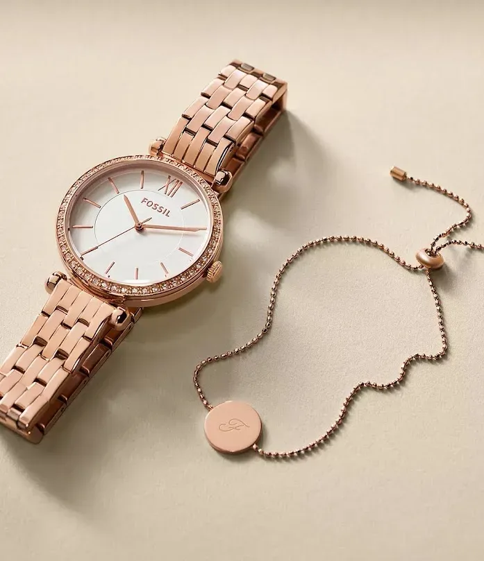Reloj Fossil color oro rosa para dama
